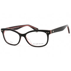 Kate Spade Women's Eyeglasses - Black/Pink Rectangular Acetate Frame | Bronwen 3H2