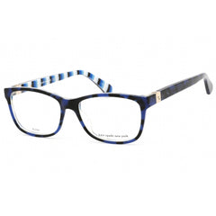 Kate Spade Women's Eyeglasses - Blue/Black Rectangular Shaped Frame | Calley 0PJP 00