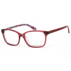 Kate Spade Women's Eyeglasses - Burgundy Rectangular Shaped Frame | Miriam/G 0LHF 00