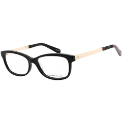 Kate Spade Women's Eyeglasses - Clear Demo Lens Black/Gold Frame | Angelisa 0807 00