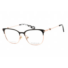 Kate Spade Women's Eyeglasses - Clear Lens Black Metal Square Frame | MARLEE 0807 00