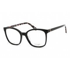 Kate Spade Women's Eyeglasses - Clear Lens Black Plastic Square Frame | MACI 0807 00