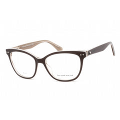 Kate Spade Women's Eyeglasses - Clear Lens Grey Acetate Cat Eye Frame | Adrie 0KB7 00