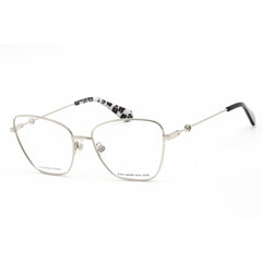 Kate Spade Women's Eyeglasses - Clear Lens Silver Butterfly Frame | JOURNEE 0YB7 00