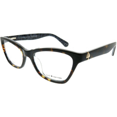 Kate Spade Women's Eyeglasses - Dark Havana Cat Eye Frame | KATE SPADE ALAYSHA 86