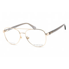 Kate Spade Women's Eyeglasses - Gold Grey Metal Aviator Shape Frame | TALULAH 02F7 00
