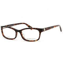 Kate Spade Women's Eyeglasses - Havana Rectangular Acetate Frame | Lizabeth 0086 00