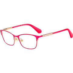 Kate Spade Women's Eyeglasses - Pink Square Full-Rim Frame | KATE SPADE MASSY 035J