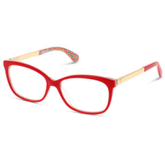 Kate Spade Women's Eyeglasses - Red Green Pattern Frame | KATE SPADE JODIANN 0XSU