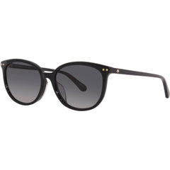 Kate Spade Women's Sunglasses - Black Oval Frame Grey Shaded Lenses | ALINA/F/S 0807