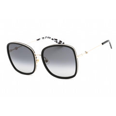 Kate Spade Women's Sunglasses - Full Rim Black Metal Rectangular | PAOLA/G/S 0807 9O
