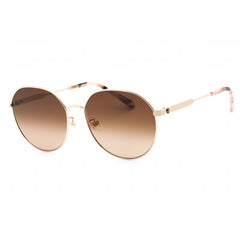 Kate Spade Women's Sunglasses - Full Rim Light Gold Metal Round | NESHA/F/S 03YG HA