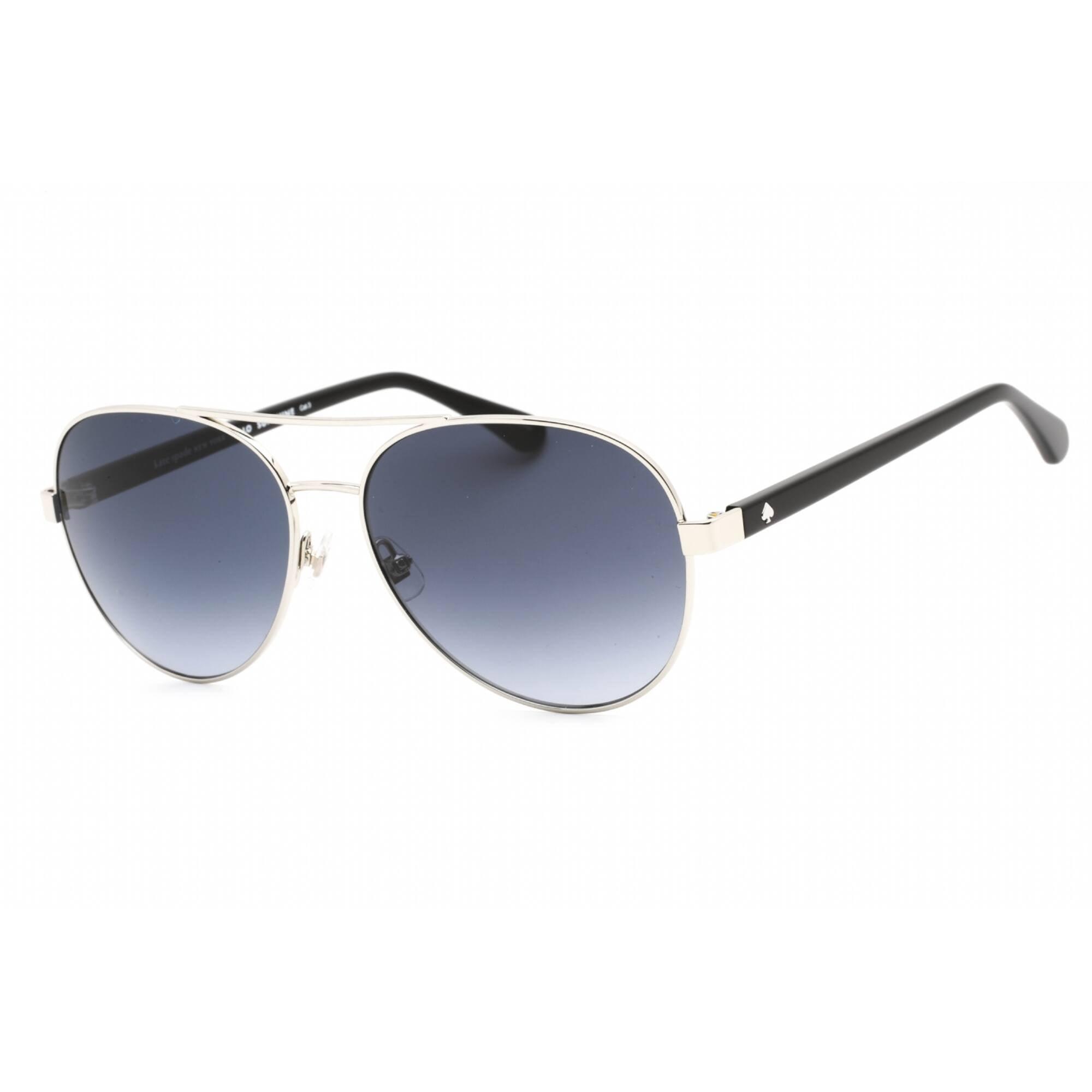 Kate Spade Women's Sunglasses - Full Rim Palladium Aviator Metal ...