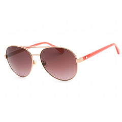 Kate Spade Women's Sunglasses - Full Rim Red Gold Aviator Metal | AVERIE/S 0AU2 3X
