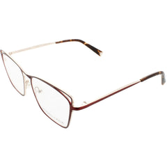 Kendall + Kylie Women's Eyeglasses - Red Metal Cat Eye Frame Demo Lens | KKO181G 604