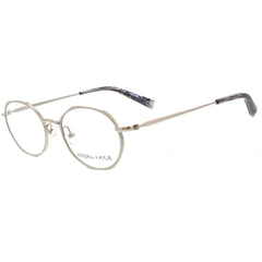 Kendall + Kylie Women's Eyeglasses - Silver Metal Frame Demo Lens | KKO162 ALANA 45