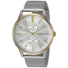 Kenneth Cole Men's Quartz Watch - Dress Sport Silver Steel Bracelet | KC50562003