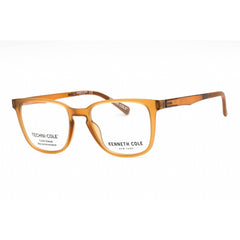 Kenneth Cole New York Men's Eyeglasses - Matte Light Brown Rectangular | KC0340 046