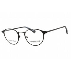 Kenneth Cole New York Men's Eyeglasses - Round Matte Black Metal Frame | KC0324 002