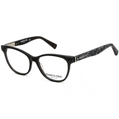 Kenneth Cole New York Women's Eyeglasses - Black and Grey Cat Eye Frame | KC0316 005