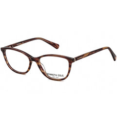 Kenneth Cole New York Women's Eyeglasses - Full Rim Brown Horn Frame | KC0308 062