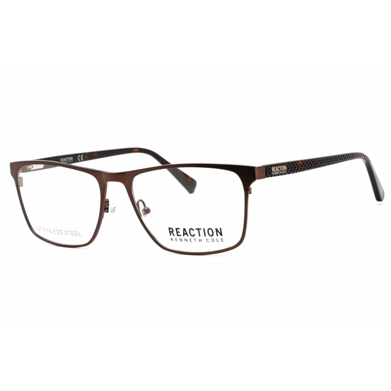 Kenneth Cole Reaction Men's Eyeglasses - Full Rim Matte Dark Brown ...