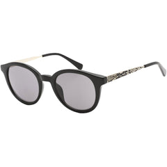 Kenneth Cole Reaction Men's Sunglasses - Full Rim Shiny Black Oval Frame | KC2798 01A