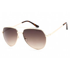 Kenneth Cole Reaction Women's Sunglasses - Gold Plastic Aviator Frame | KC2890 32F