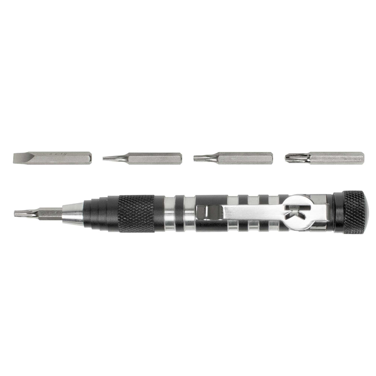 Key Bit Tool Kershaw Key Bits Tool - Five Steel with Aluminum Handle and Pocket Clip ...