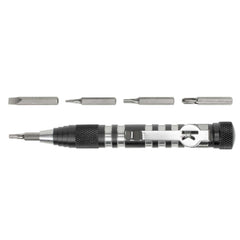Kershaw Key Bits Tool - Five Steel with Aluminum Handle and Pocket Clip | KWTXTOOL