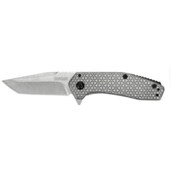 Kershaw Pocket Knife - Cathode Stainless Steel Handle American Tanto Blade | 1324
