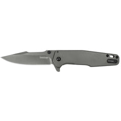 Kershaw Pocket Knife - Ferrite Clip Point Plain Edge Blade Gray Handle | KW1557TI