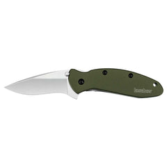 Kershaw Pocket Knife - Scallion Drop Point Plain Blade with Liner Lock | KW1620OL
