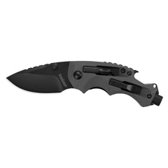 Kershaw Pocket Knife - Shuffle DIY Drop Point Plain Edge Blade Everyday | KW8720