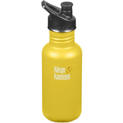 Klean Kanteen Bottle - Classic Lemon Curry with Sport Cap 3.0, 18oz | 1006180