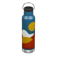 Klean Kanteen Water Bottle - Classic Insulated, Mountains, 20 oz | 1010132