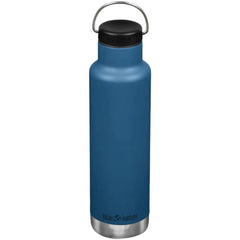 Klean Kanteen Water Bottle - Classic Real Teal Stainless with Loop Cap, 20oz | 1008459