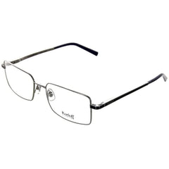 Korloff Women's Eyeglasses - Silver Metal Rectangular Frame Demo Lens | KORLOFF K004 3