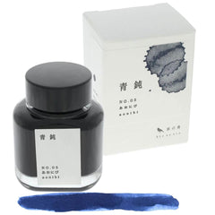 Kyoto Ink Bottle - Kyo No Oto, Aonibi | Blue, 40 ml | TJKO-0105