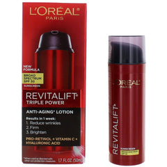 L'Oreal Women's Anti-Aging Lotion - Revitalift Triple Power SPF 30, 1.7 oz