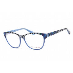 La Matta Women's Eyeglasses - Blue/Other Plastic Cat Eye Shape Frame | LMV3208 02-09