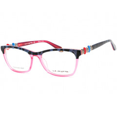 La Matta Women's Eyeglasses - Clear Demo Lens Rectangular Plastic | LMV3239 01-09