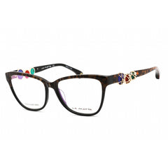 La Matta Women's Eyeglasses - Dark Havana Plastic Cat Eye Shape Frame | LMV3206 04-09
