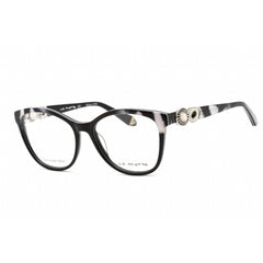 La Matta Women's Eyeglasses - Full Rim Cat Eye Black/Grey Plastic Frame | LMV3267 C4