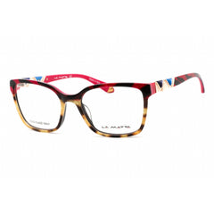 La Matta Women's Eyeglasses - Full Rim Rectangular Multicolor Plastic | LMV3272 C3