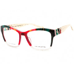La Matta Women's Eyeglasses - Multicolor Plastic Material Cat Eye | LMV3238 04-09