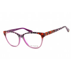 La Matta Women's Eyeglasses - Purple/Multi Plastic Cat Eye Shape Frame | LMV3208 03-09