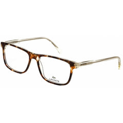 Lacoste Men's Eyeglasses - Blonde Havana Rectangular Frame | LACOSTE L2852 218