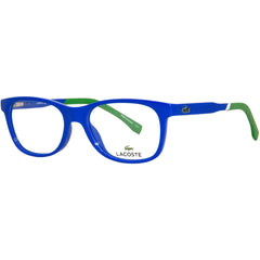Lacoste Men's Eyeglasses - Blue Plastic Square Frame Demo Lens | LACOSTE L3640 424