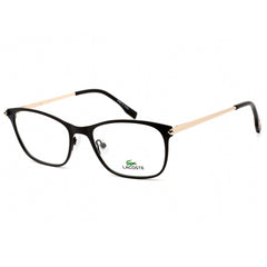 Lacoste Men's Eyeglasses - Clear Demo Lens Black/Crystal Rectangular | L2276 001